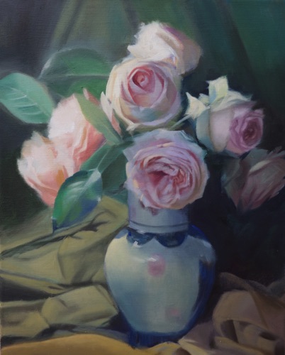 "Rose Blossom"
Oil on canvas 16”x20” "Rose Blossom"
Oil on canvas 16”x20”