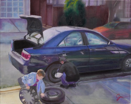 "Father and Son"
Oil on canvas 16"x20" "Father and Son"
Oil on canvas 16"x20"